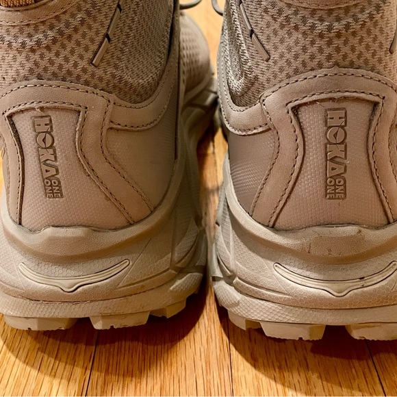 Hoka One One Tor Ultra Hi 2 Waterproof Boot Limited Edition Color: Simply Taupe - Picture 7 of 11